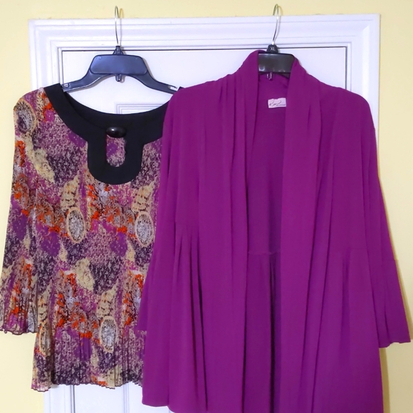 Kim Rogers/Essentials by Milano both sz lg - Picture 4 of 4